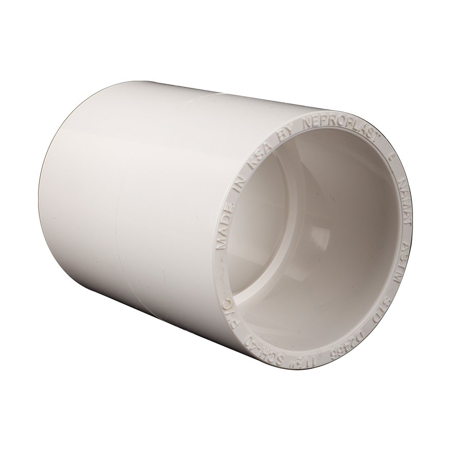 coupling pvc SCH40 elbow45
