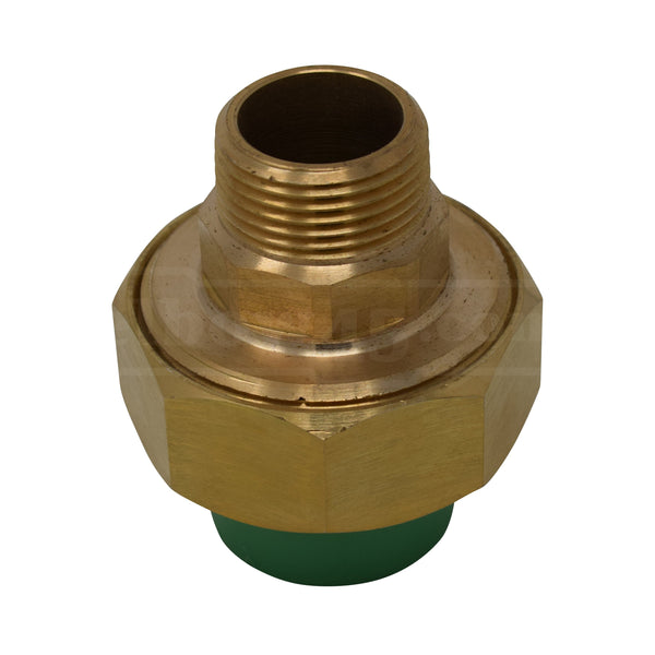 Male Brass Union PPR Cosmoplast™ - elbow45.com
