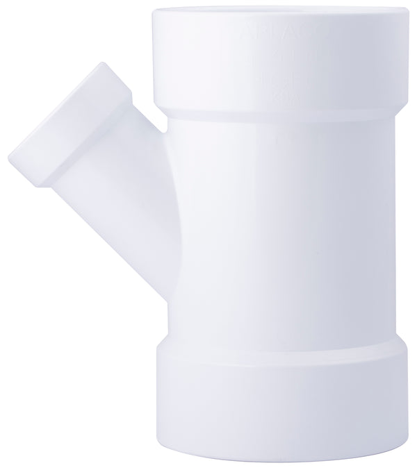 tee reducing 45 ° dwv pvc | elbow45.com