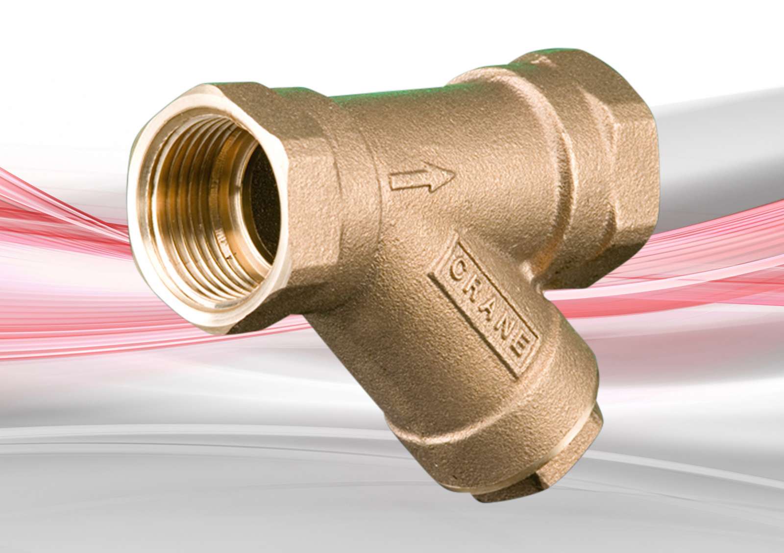 1/2 Brass Y Strainer Male x Female with 1/4 Bypass Port - ATPRO