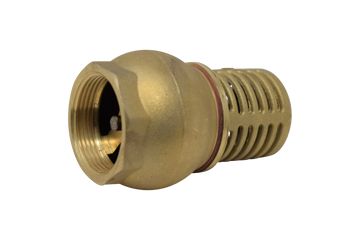 brass foot valve