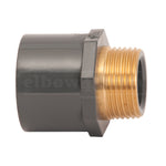 male adaptor brass insert pvc-u - elbow45.com